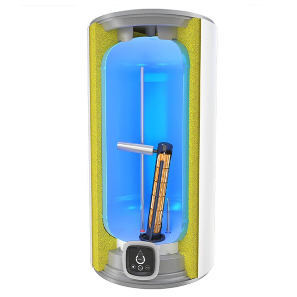 Chauffe-eau électrique vertical Atlantic Genius Steatite Wi-Fi 50 litres