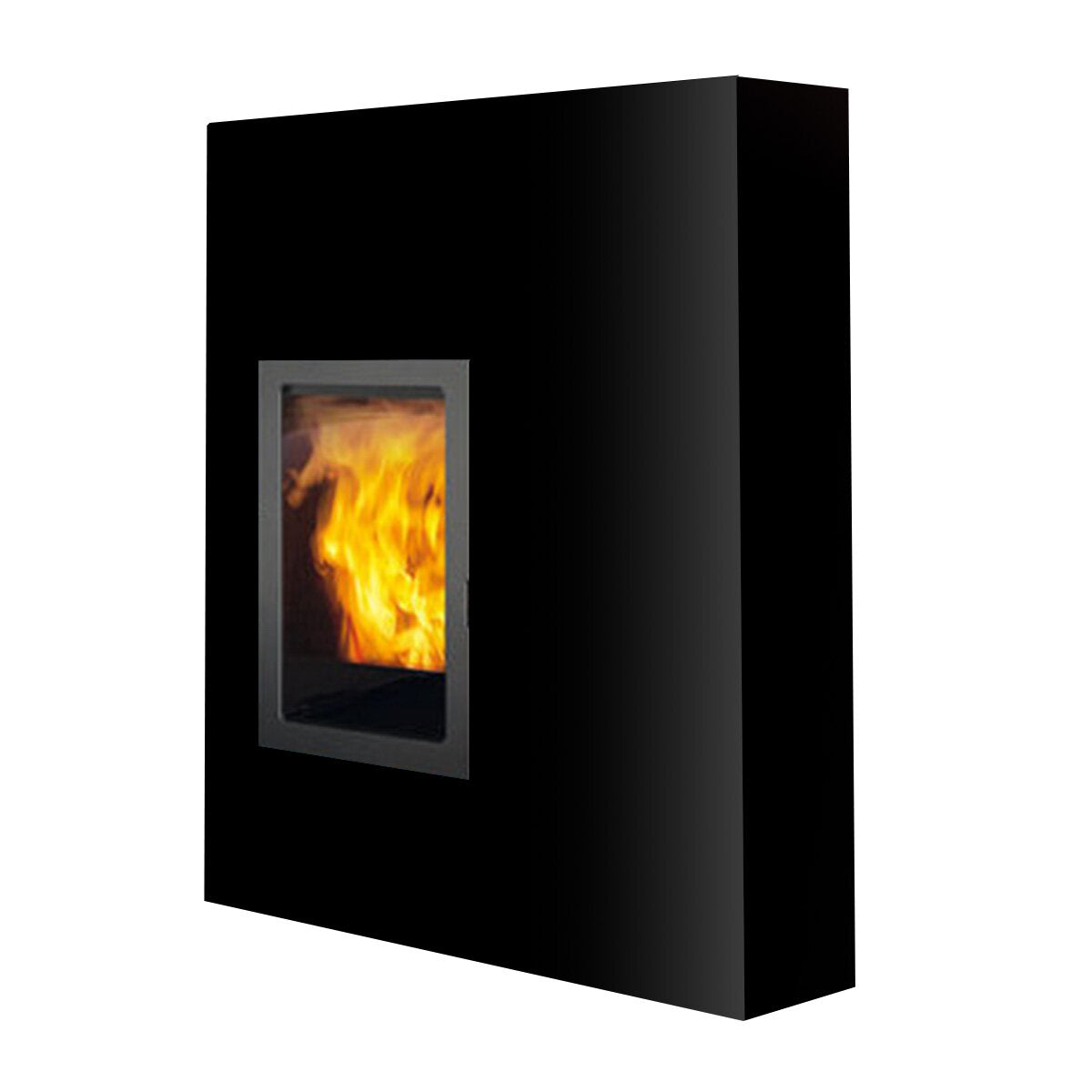 Poêle à granulés Edilkamin Blade2 12 Up bordeaux 12 kW wifi air gainable