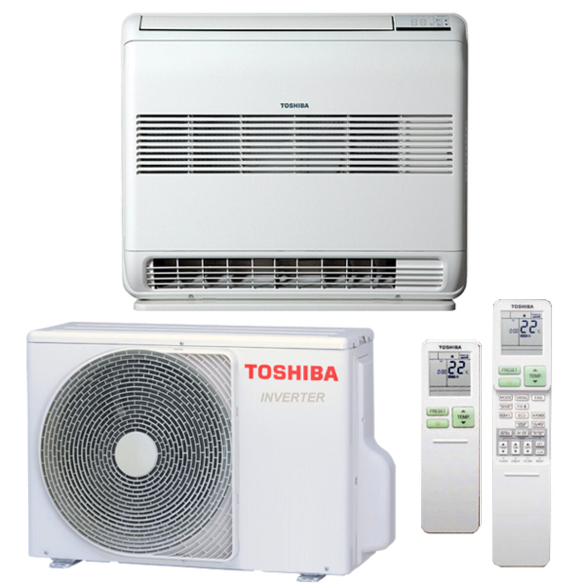 Toshiba Console J2 9000 BTU Klimaanlage A ++ Wechselrichter