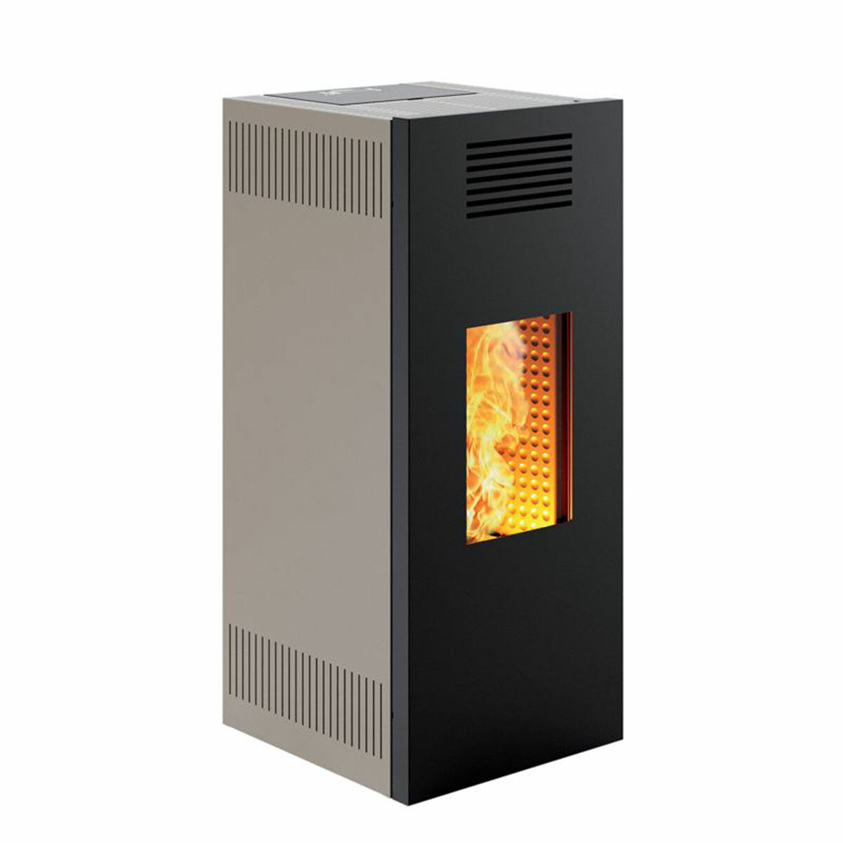 Caminetti Montegrappa Noir M MW24 pellet stove 19.7 kW Hydro Grey