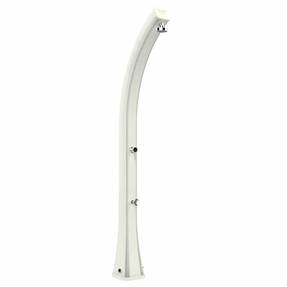 Douche solaire de jardin Arkema Happy XL avec lave-pieds 44 litres blanc