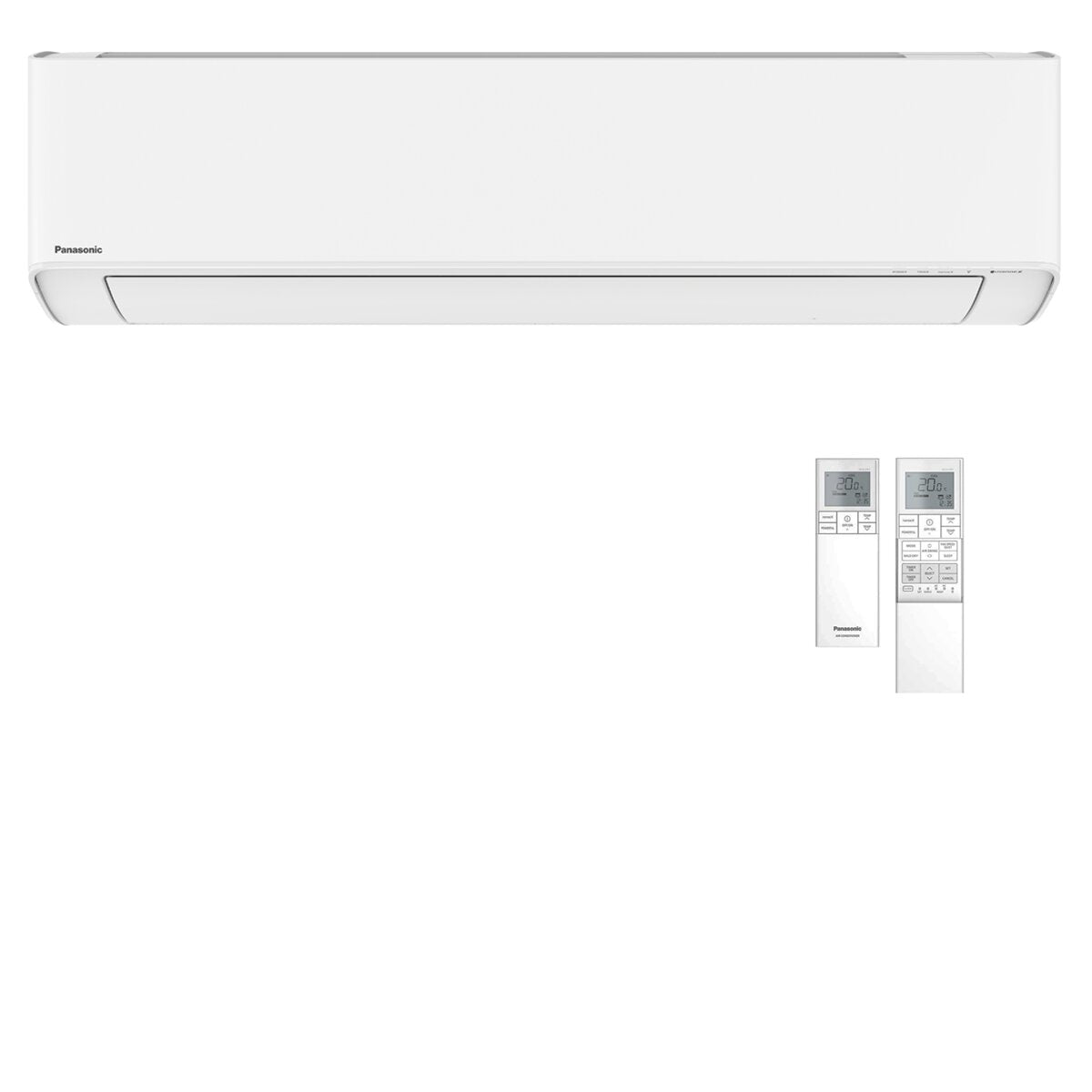 Climatiseur double split Panasonic Etherea 7000+18000 BTU Inverter A++ Wi-Fi Unité externe 5,2 kW Blanc mat