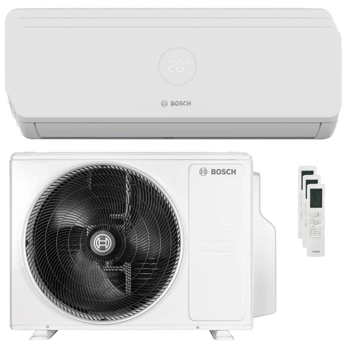 Bosch Climate 3200i trial split air conditioner 9000+9000+9000 BTU R32 Inverter A++ external unit 6.2 kW
