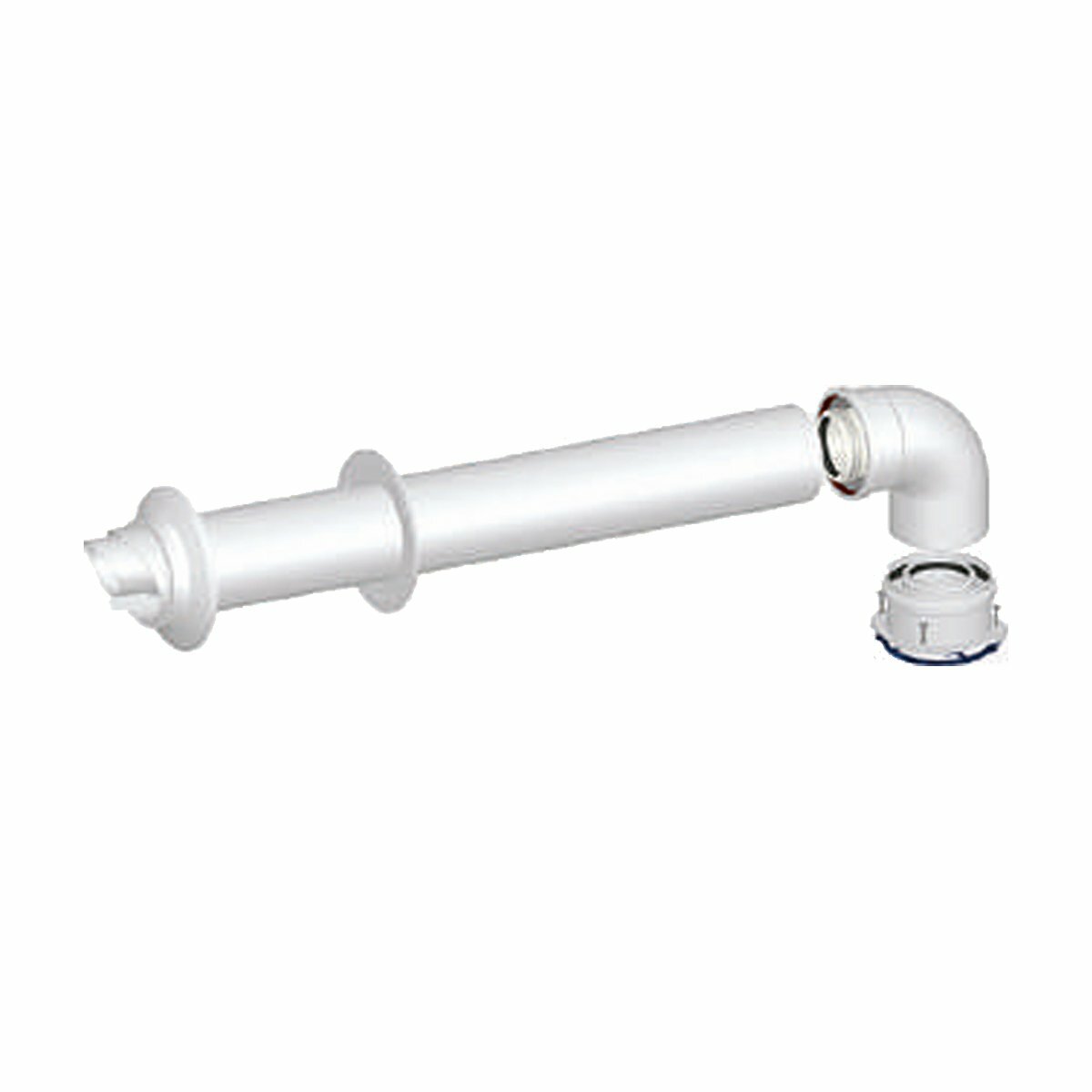 Kit d'installation de chaudière Immergas avec évacuation coaxiale des fumées, séparateur de boues, distributeur de polyphosphate et cartouche neutralisante