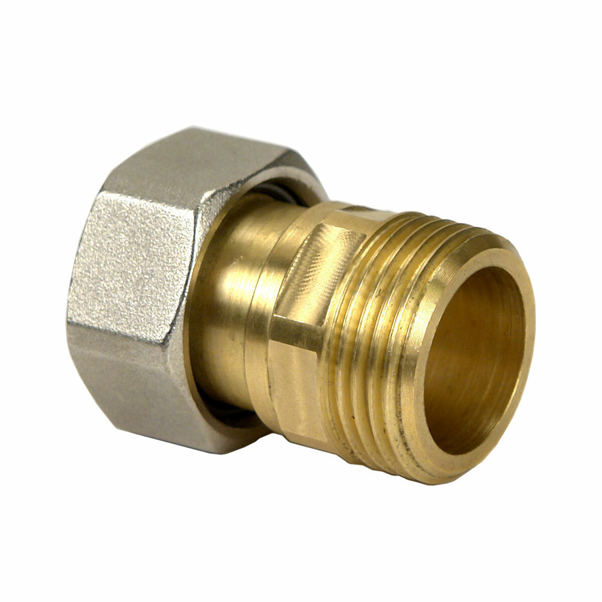 Enolgas Reverso swivel fitting M 1" x 3/4" for ball valve ideal for boiler manifold and fan coil units