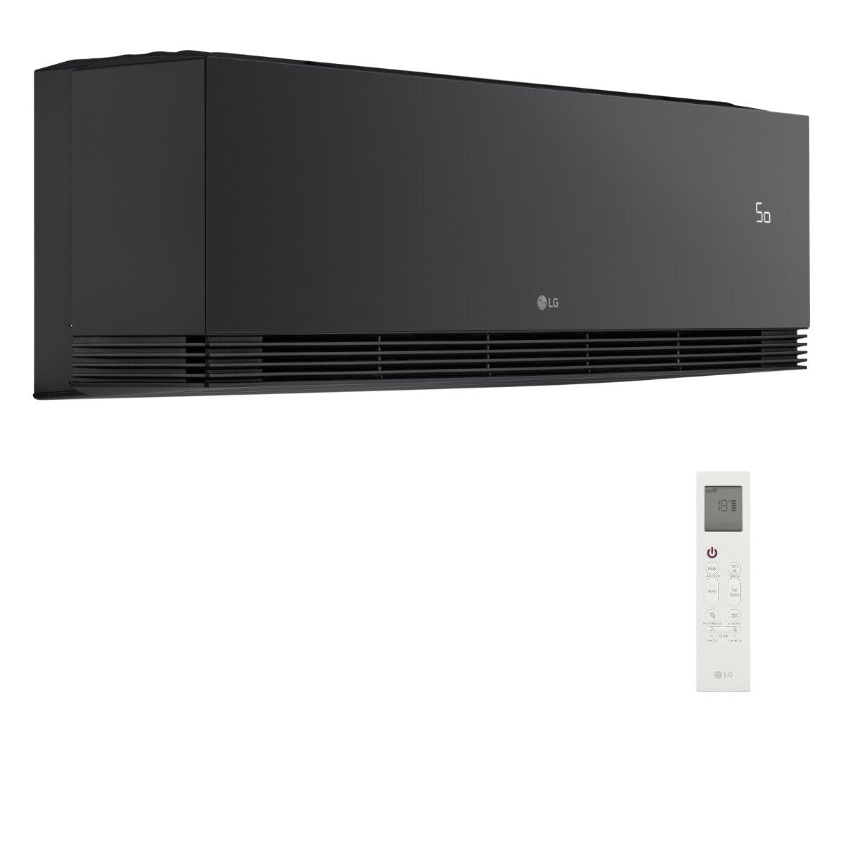 LG ARTCOOL Black AI dual split air conditioner 12000+12000 BTU inverter A+++ wifi outdoor unit 5.3 kW