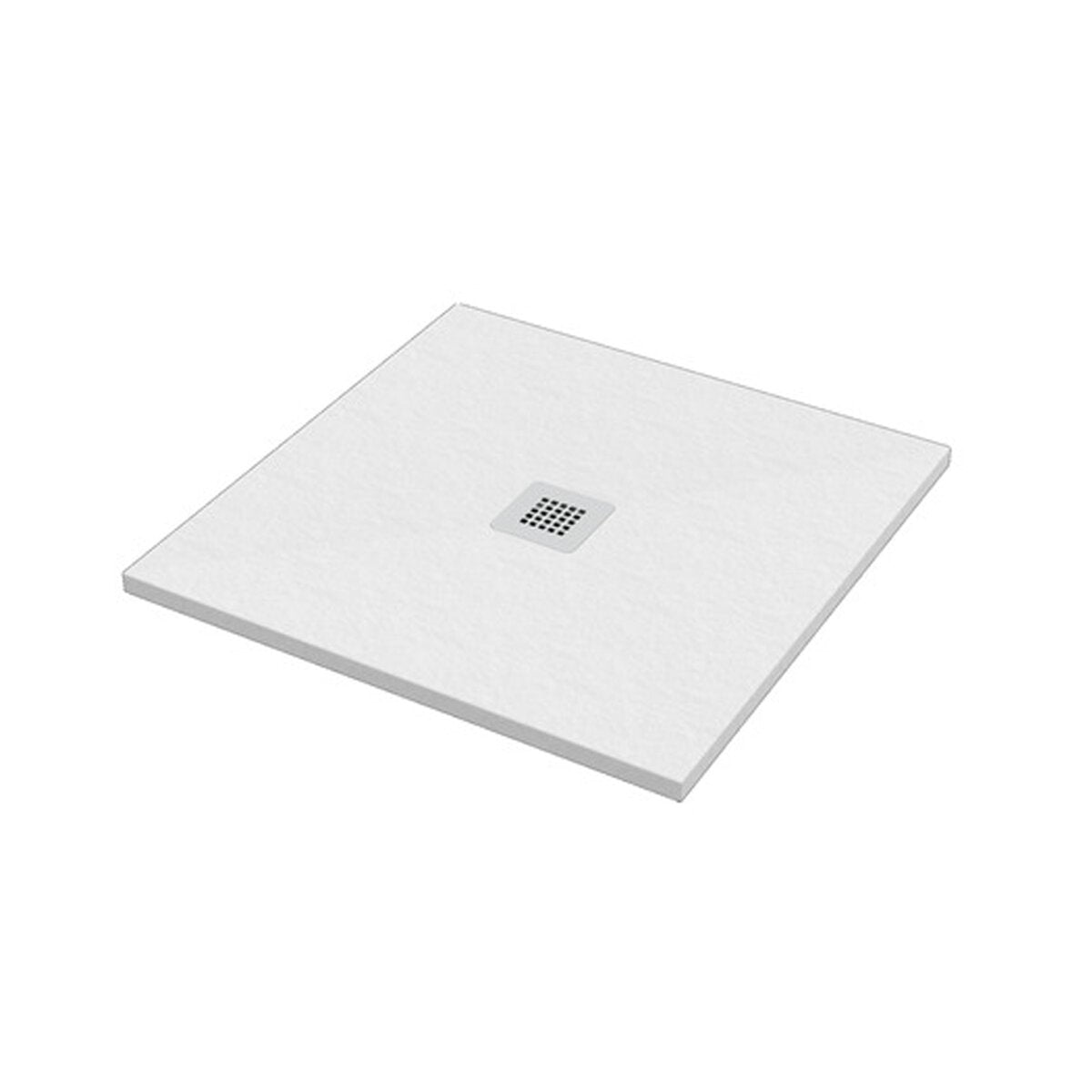 Ercos Stone Shower Tray 1000x1000 Square Matt White