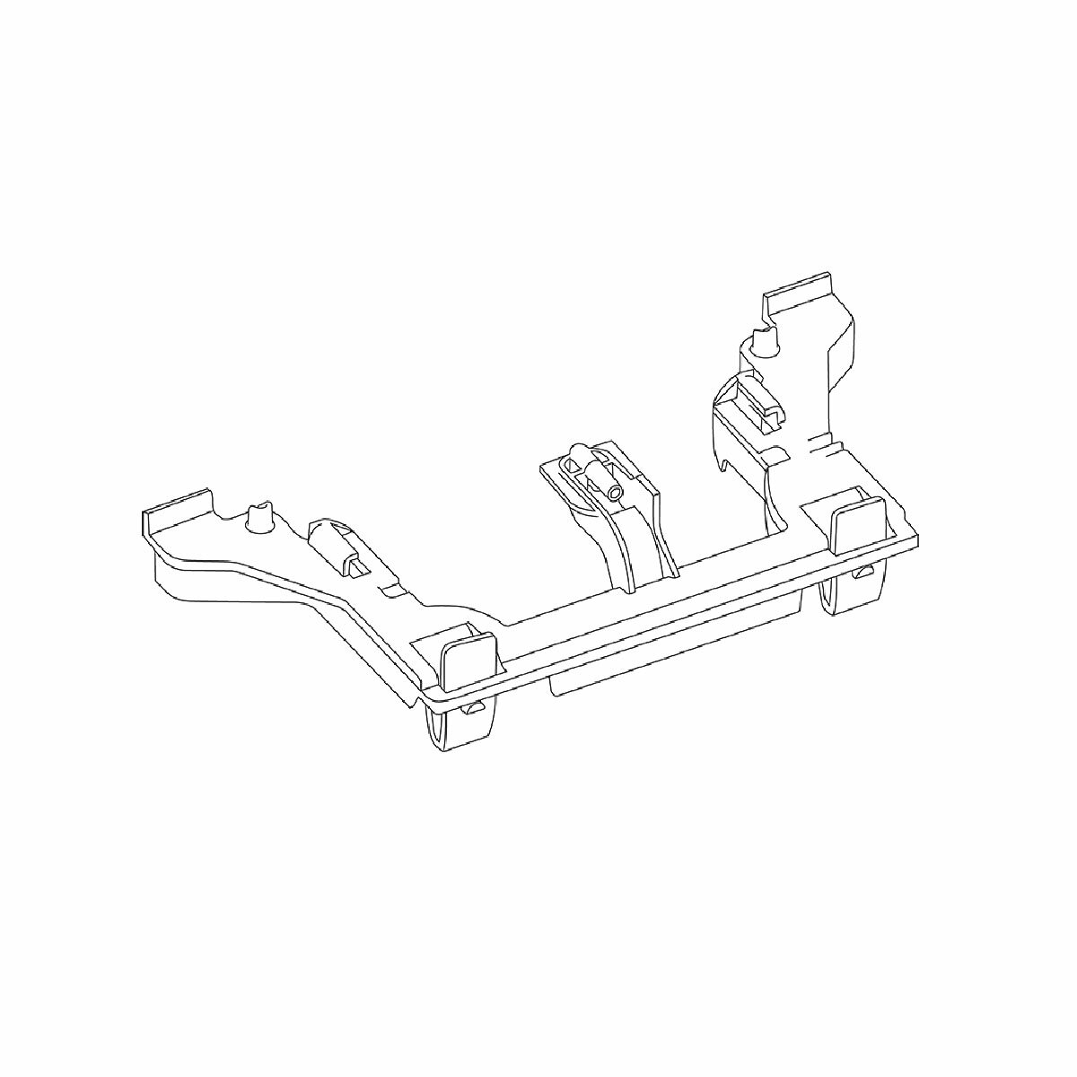 OLI central block for OLI74 flush cisterns.