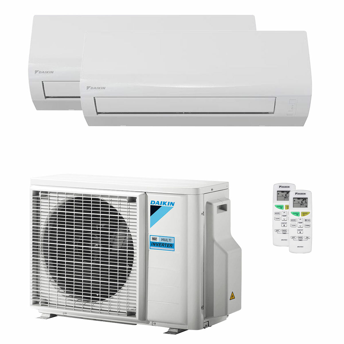 Climatiseur Daikin Sensira Multi Dual Split 7 000 + 9 000 BTU Inverter A++ Wi-Fi unité extérieure 4 kW 