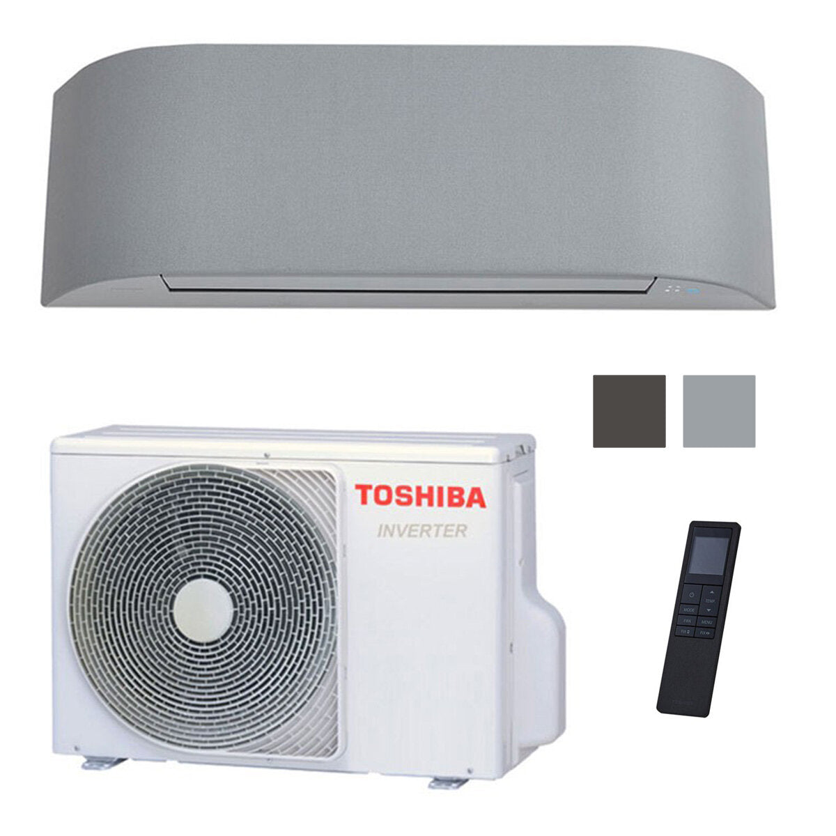 Toshiba Haori 12000 btu Klimaanlage R32 A +++ Wechselrichter mit WLAN