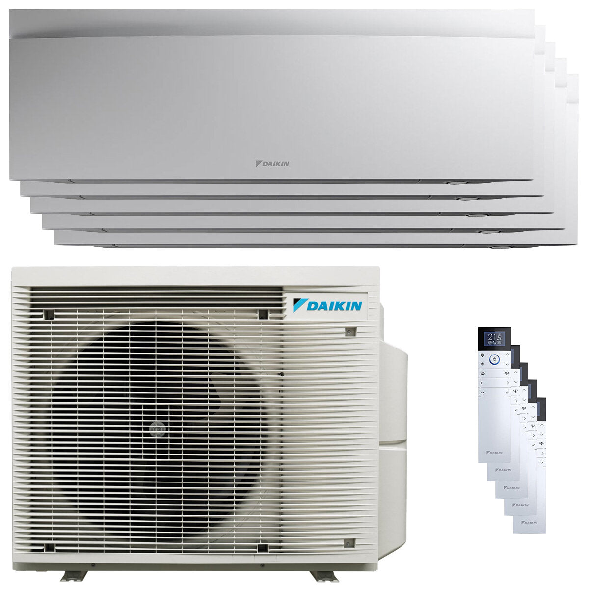 Daikin Emura 3 air conditioner penta split 7000+7000+9000+9000+12000 BTU inverter A+ wifi outdoor unit 7.8 kW White