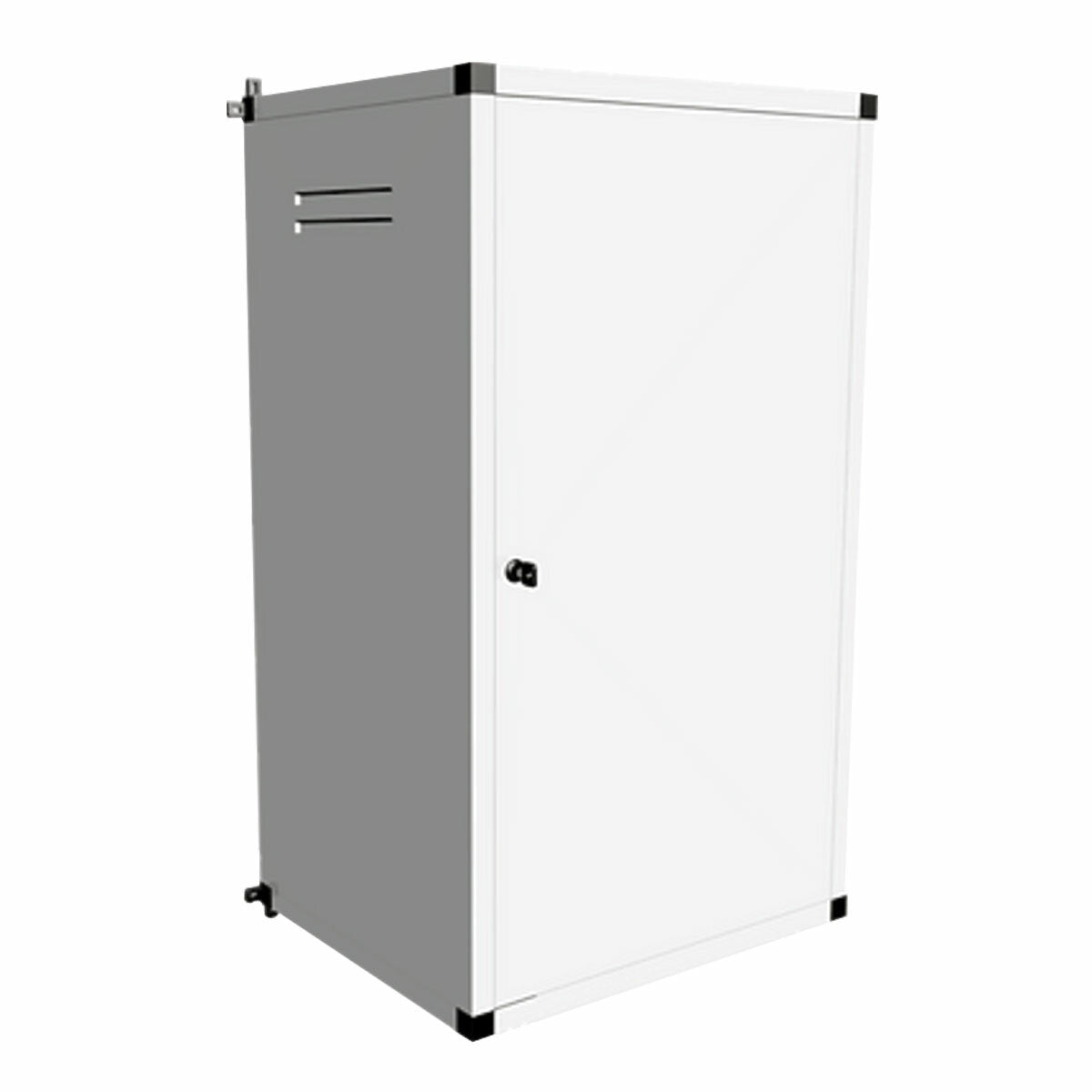 White universal water heater cover boiler cover box H 108 cm - W 60 cm - D 45 cm