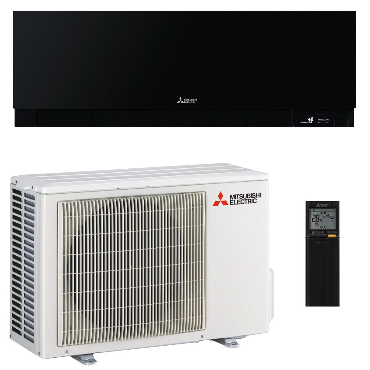 Mitsubishi Electric Kirigamine Zen climatiseur MSZ-EF 9000 BTU R32 onduleur A+++ wifi noir