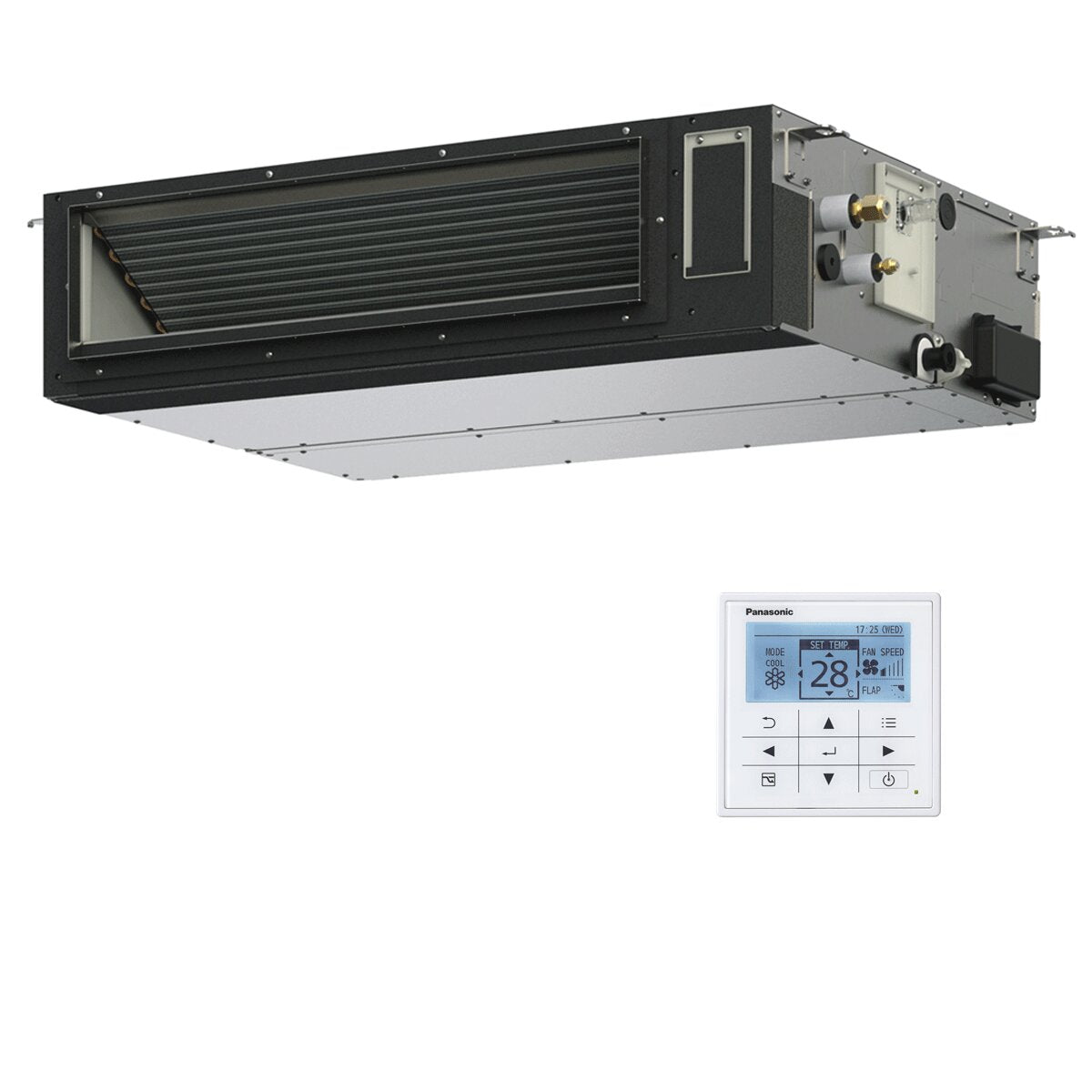 Panasonic PACi NX Standard Kanalklimaanlage 34000 BTU R32 Inverter A++/A