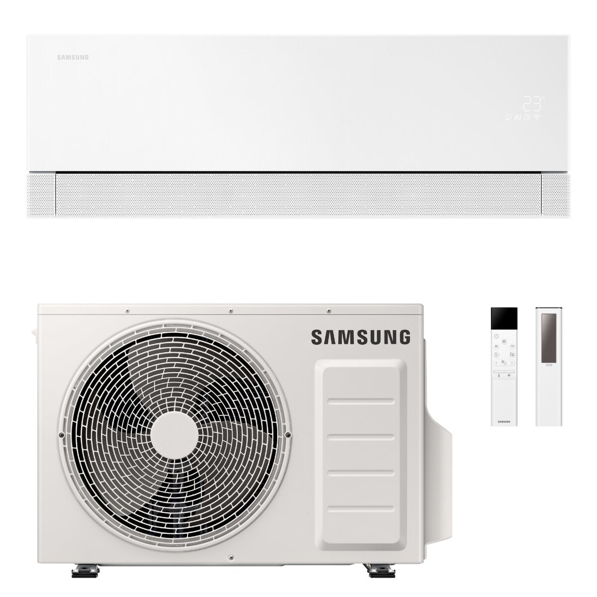 Climatiseur Samsung WindFree Première 7000 BTU R32 Inverter AI WiFi A+++/A++ - Blanc essentiel