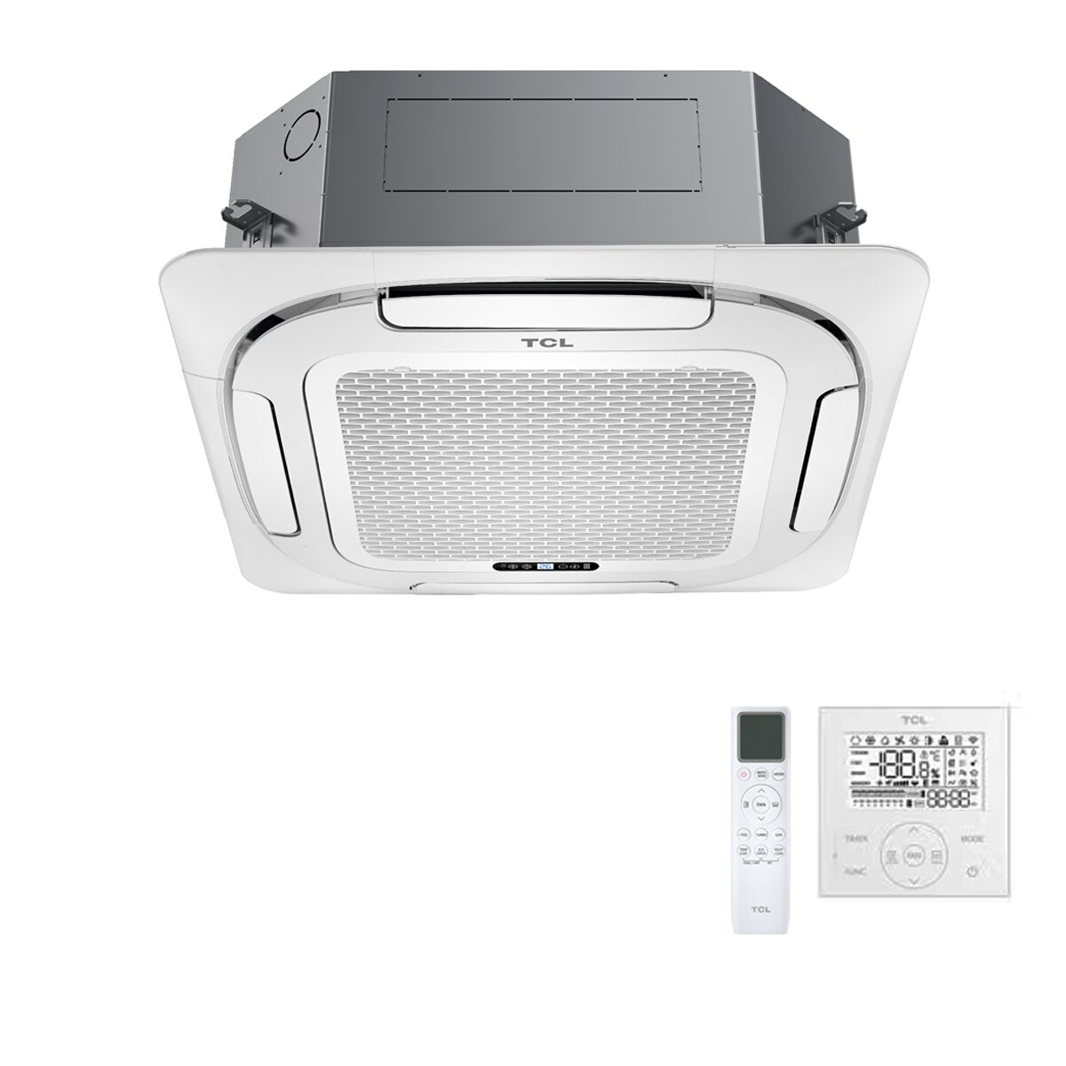 TCL Cassette 4-way Air Conditioner S Series Standard 24000 BTU R32 Inverter WiFi A++/A+