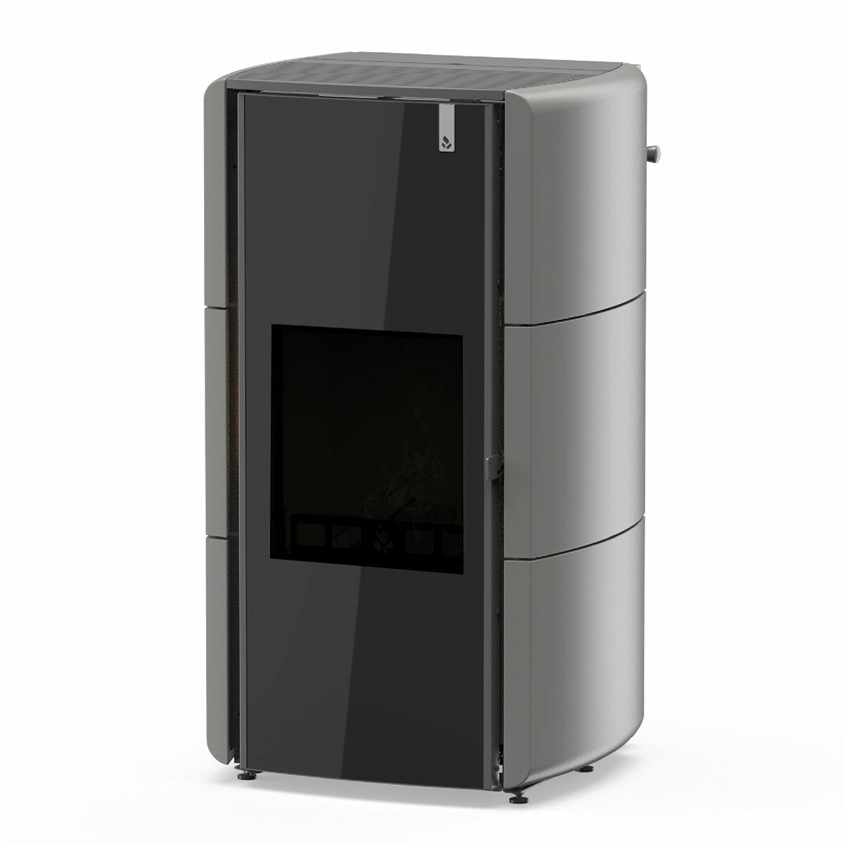 Girolami Edge 22 kW Hydro Multi-Fuel Stove with DHW Kit - Grey