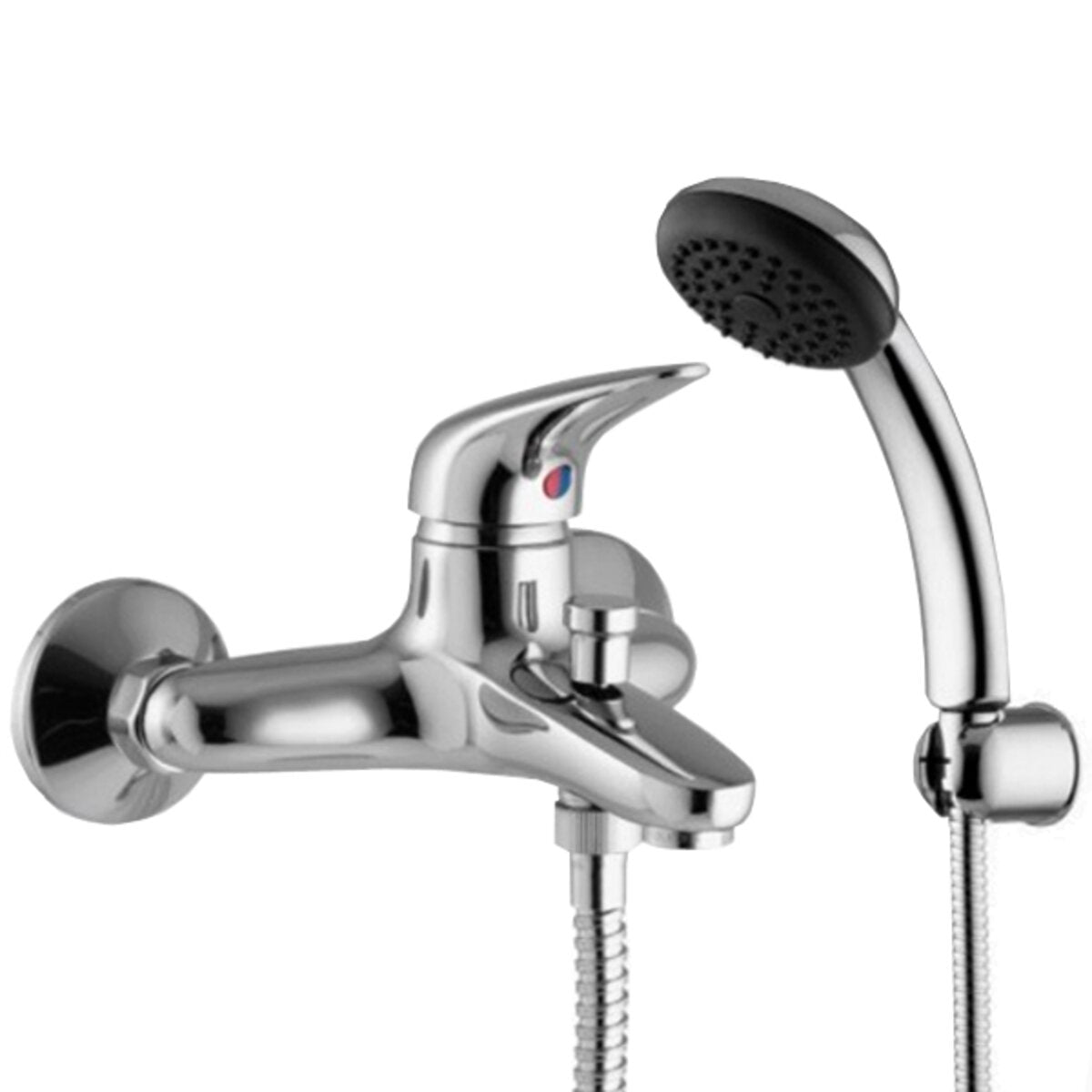 Fima Carlo Frattini series 18 bath mixer external two-way diverter with shower set