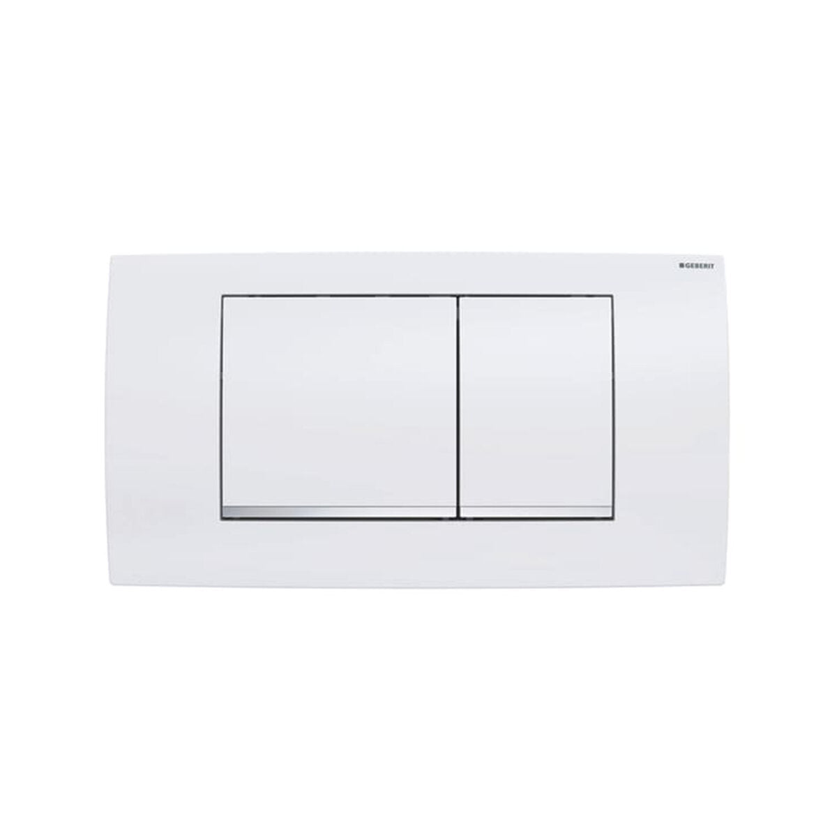 Geberit Twinline 30 white plate for two-quantity rinsing