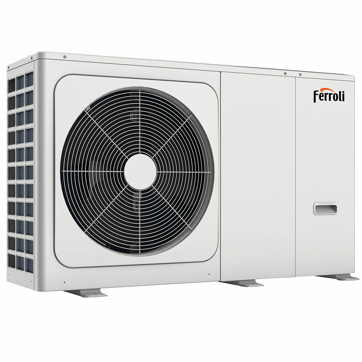 Pompe à chaleur air-eau monobloc triphasée Inverter Ferroli Omnia M 3.2 HI9 16 kW R32 A++ - AVEC RÉSISTANCE ÉLECTRIQUE INTÉGRÉE