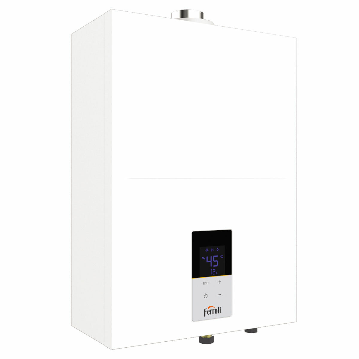 Ferroli Kona wall-mounted gas water heater with forced draft and sealed chamber 17 l/min. - LPG