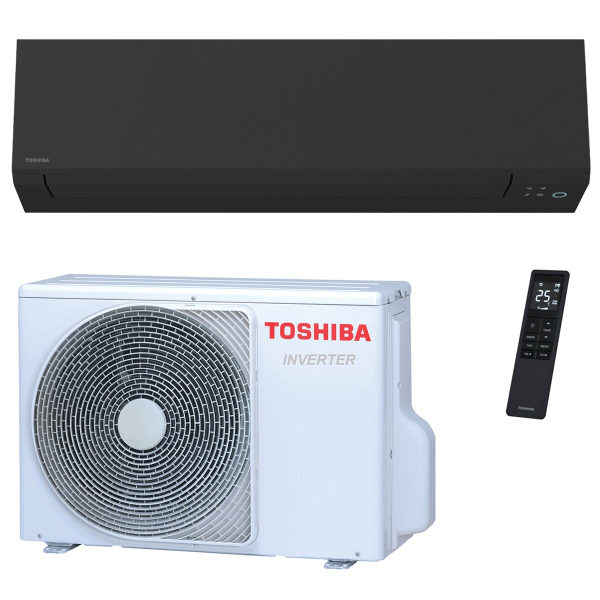 Toshiba SHORAI Edge Black 7000 BTU R32 Inverter Air Conditioner A+++ WiFi