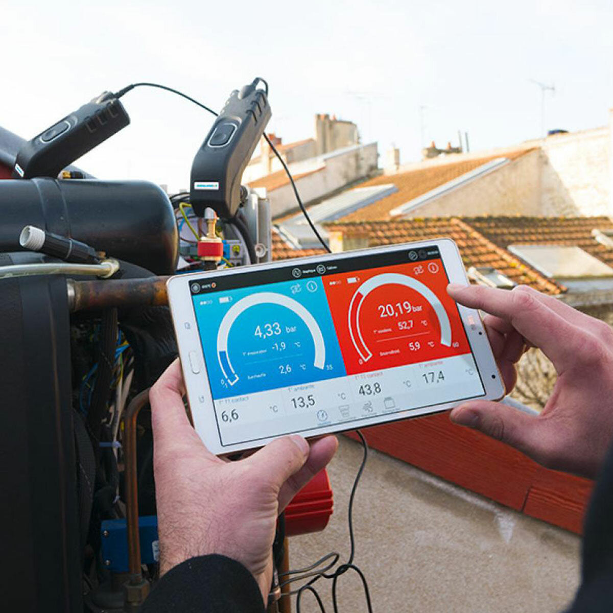 Sauermann Si-RM3 digital wireless manifold with P/T probes