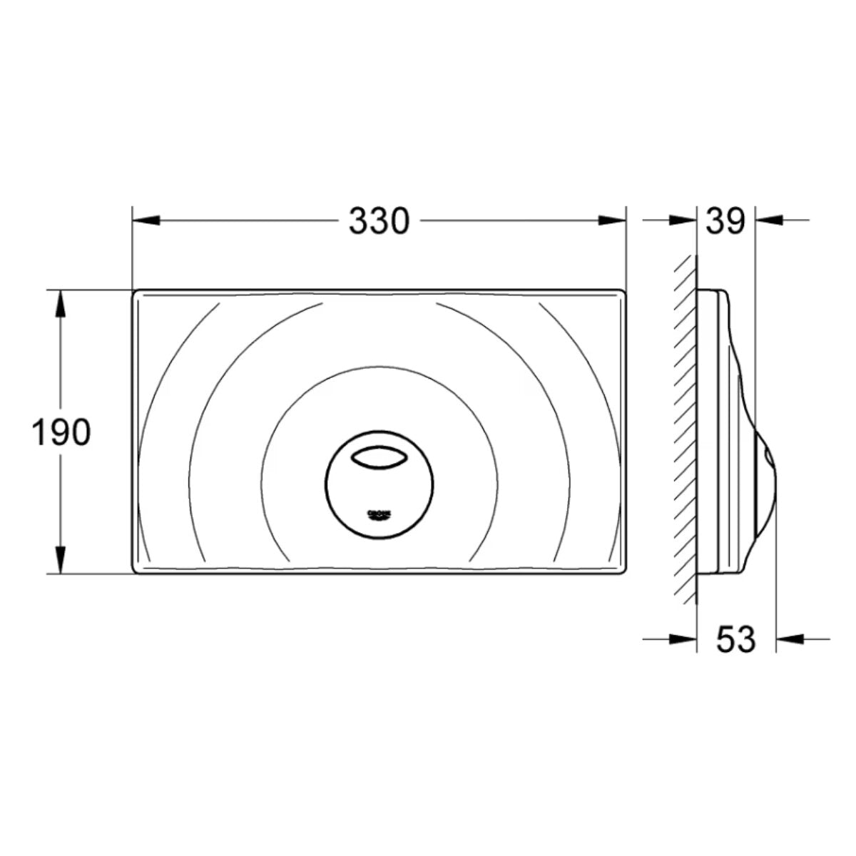 GROHE Surf G chrome plate