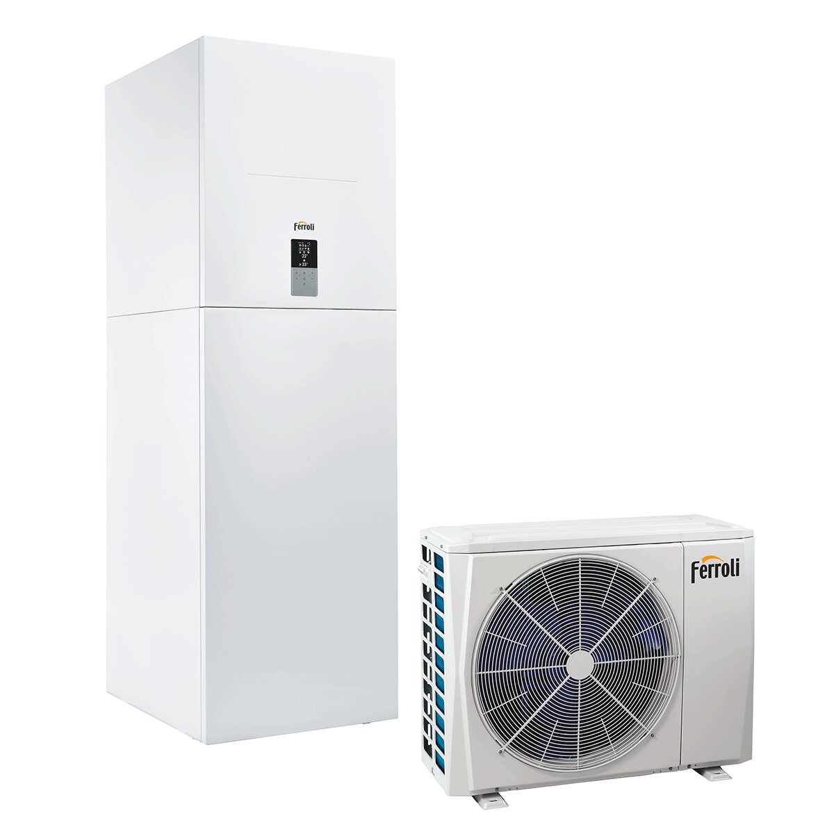 Ferroli Omnia ST 3.2 Luft-Wasser-Wärmepumpe 16 kW Split 240 Lt R32 Inverter A++