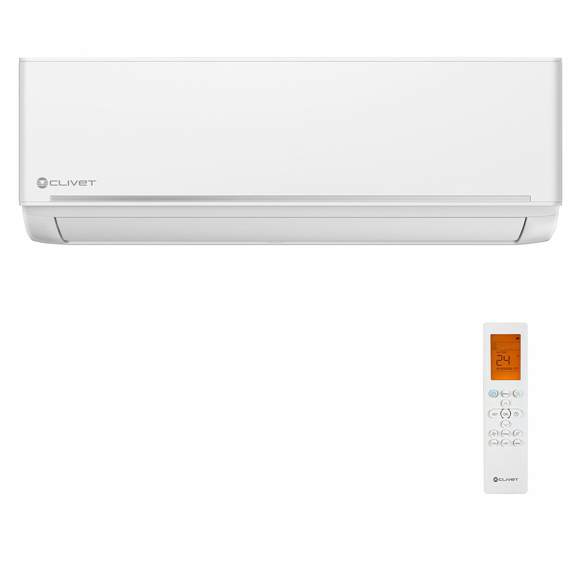 Clivet EZCool Dual-Split-Klimaanlage 9000+9000 BTU Inverter A+ Außeneinheit 5,3 kW