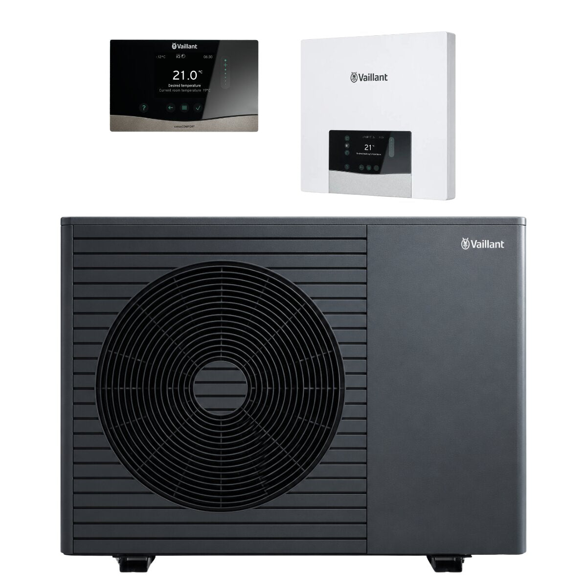 Vaillant aroTHERM pro VWL 125/7.1 12 kW 230 V einphasige Monoblock-Hochtemperatur-Luft-Wasser-Wärmepumpe R290 A++