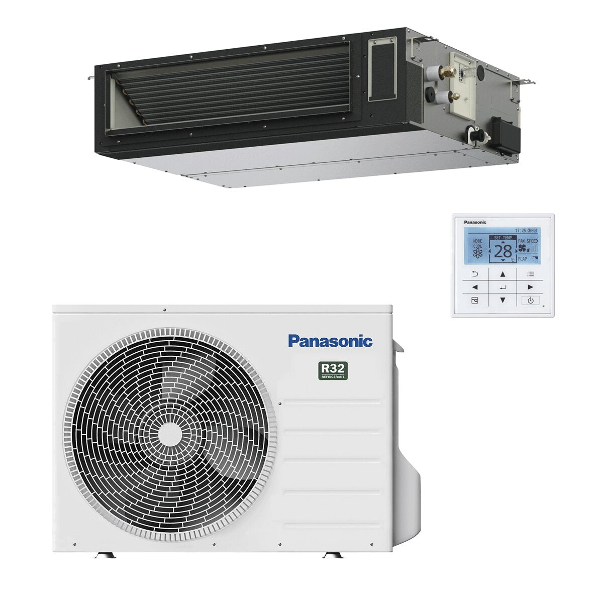 Panasonic PACi NX Standard Kanalklimaanlage 18000 BTU R32 Inverter A++/A+