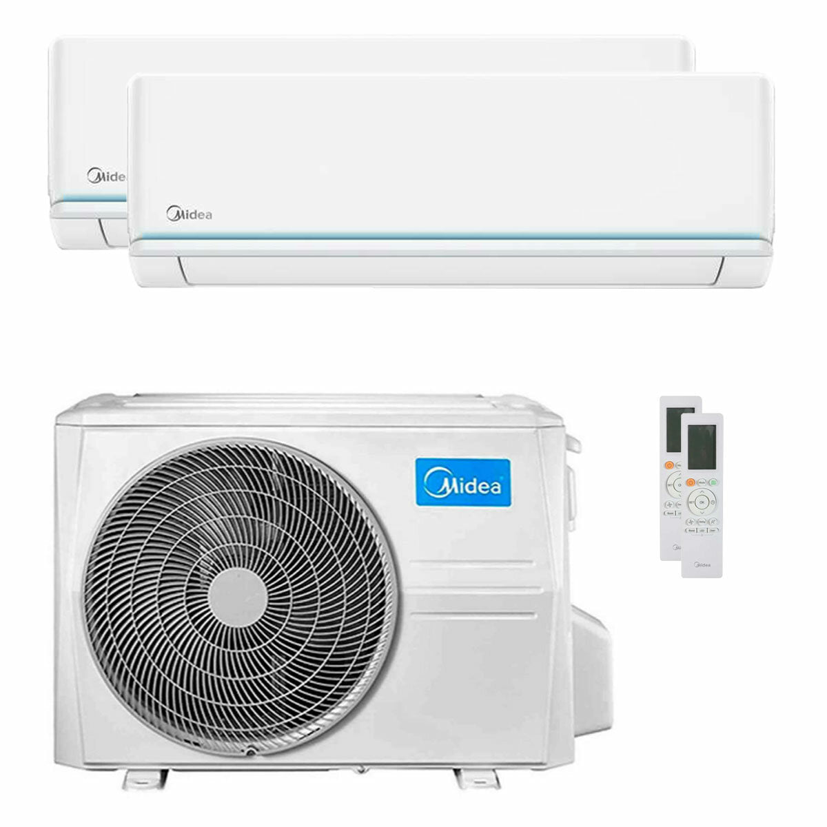 Midea Evolution Dual-Split-Klimaanlage 12000+18000 BTU Inverter A+ Außeneinheit 7,9 kW 