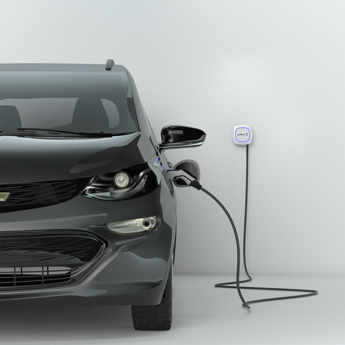 Borne de recharge pour voiture électrique Wallbox Pulsar Plus Type 2 avec câble de 5 m - 7,4 kW