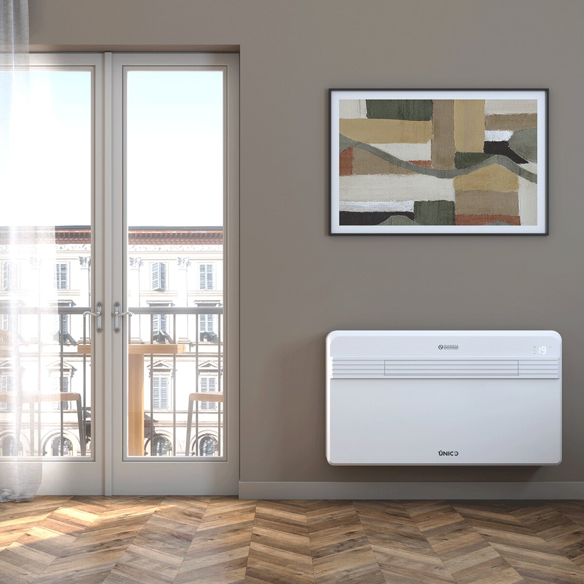 Olimpia Splendid Unico Pro 35 HP EVAN 10000 BTU R32 Inverter A+/A WiFi SLIM Air Conditioner