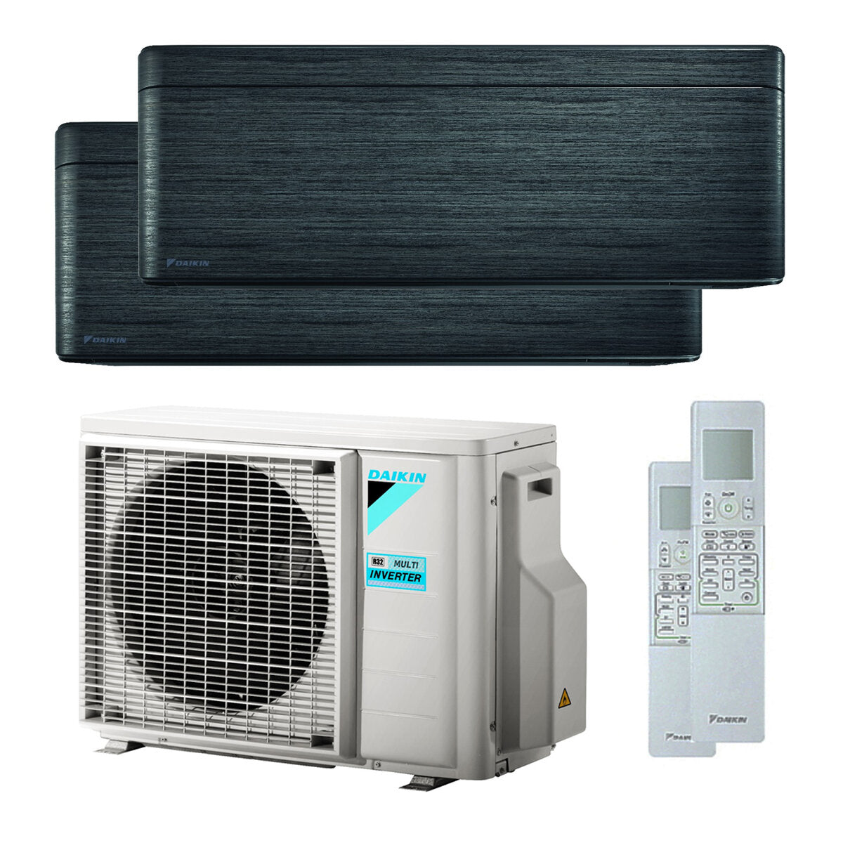 Climatiseur double split élégant Daikin 9000 + 9000 BTU onduleur A +++ unité extérieure wifi 5,0 kW