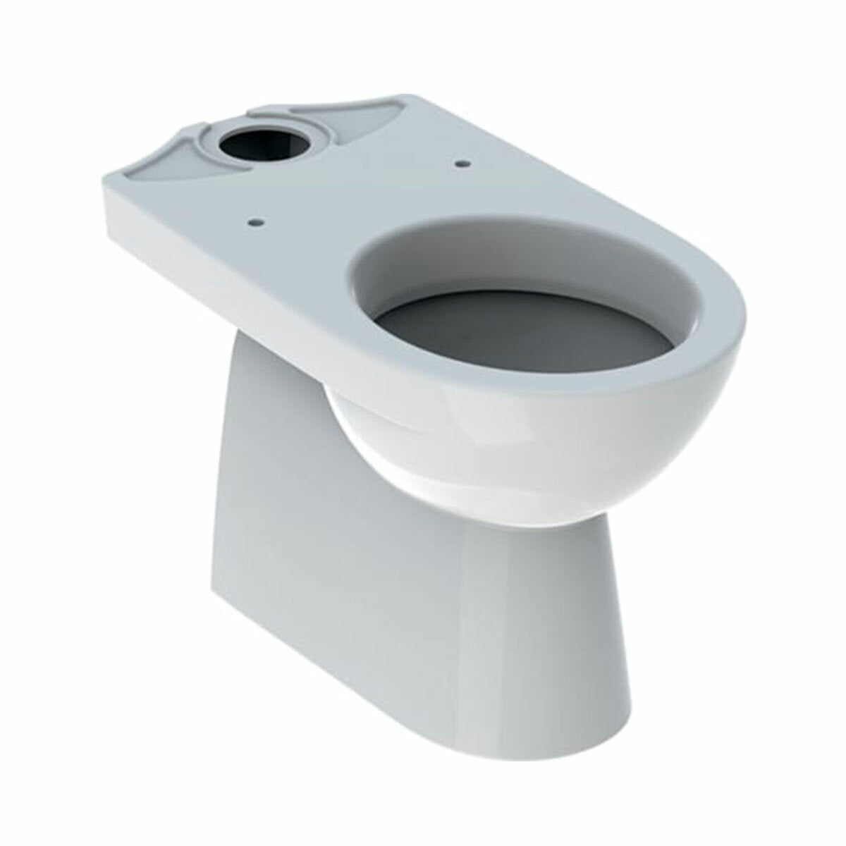 Geberit Selnova Stand-WC für Monoblock-Außenspülkasten mit Bodenablauf