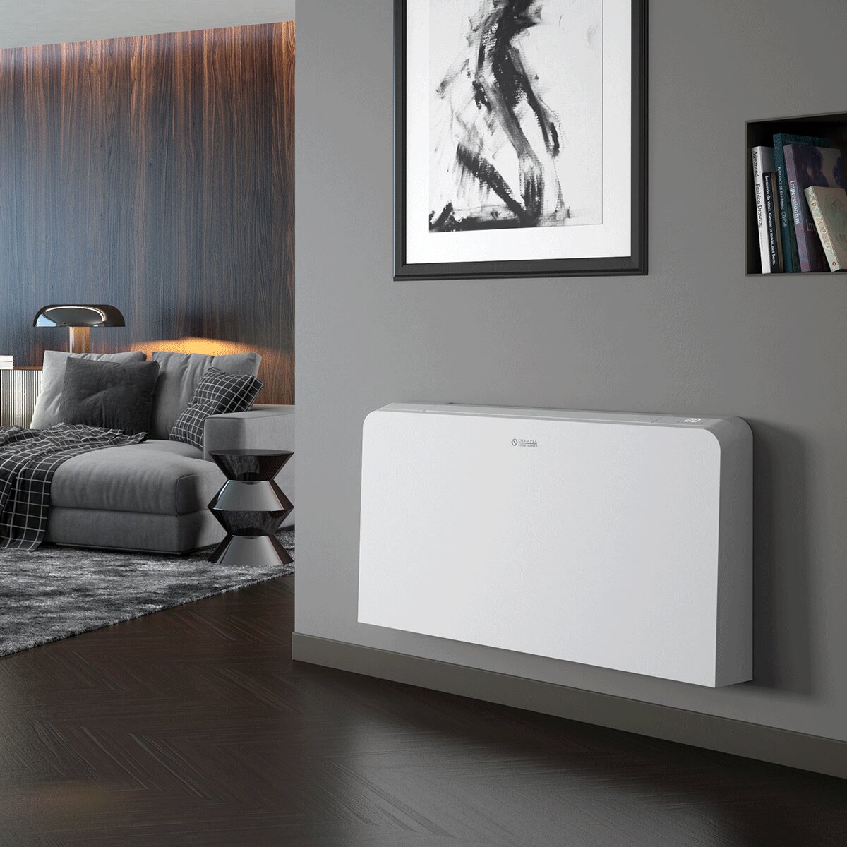 Olimpia Splendid BI2 SL AIR 1100 DC SLIM-Gebläsekonvektor – 4,8/3,85 kW – TR-STEUERUNG UND FERNBEDIENUNG