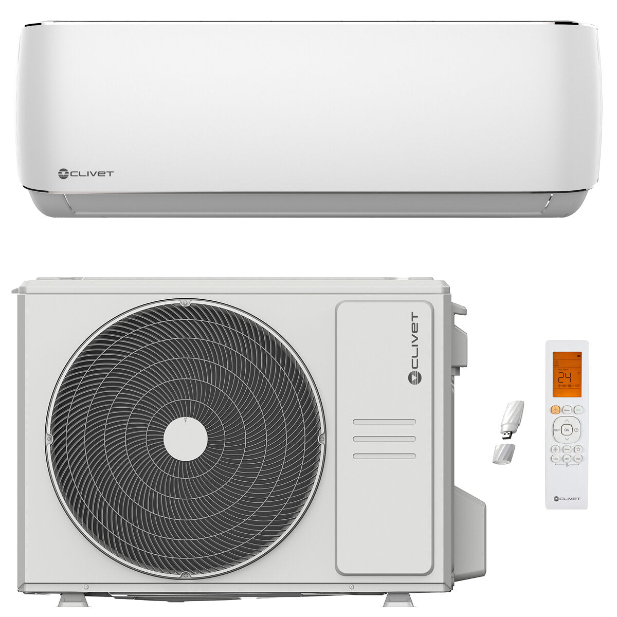 Clivet Cristallo air conditioner 9000 BTU R32 inverter A ++ wi-fi 2022