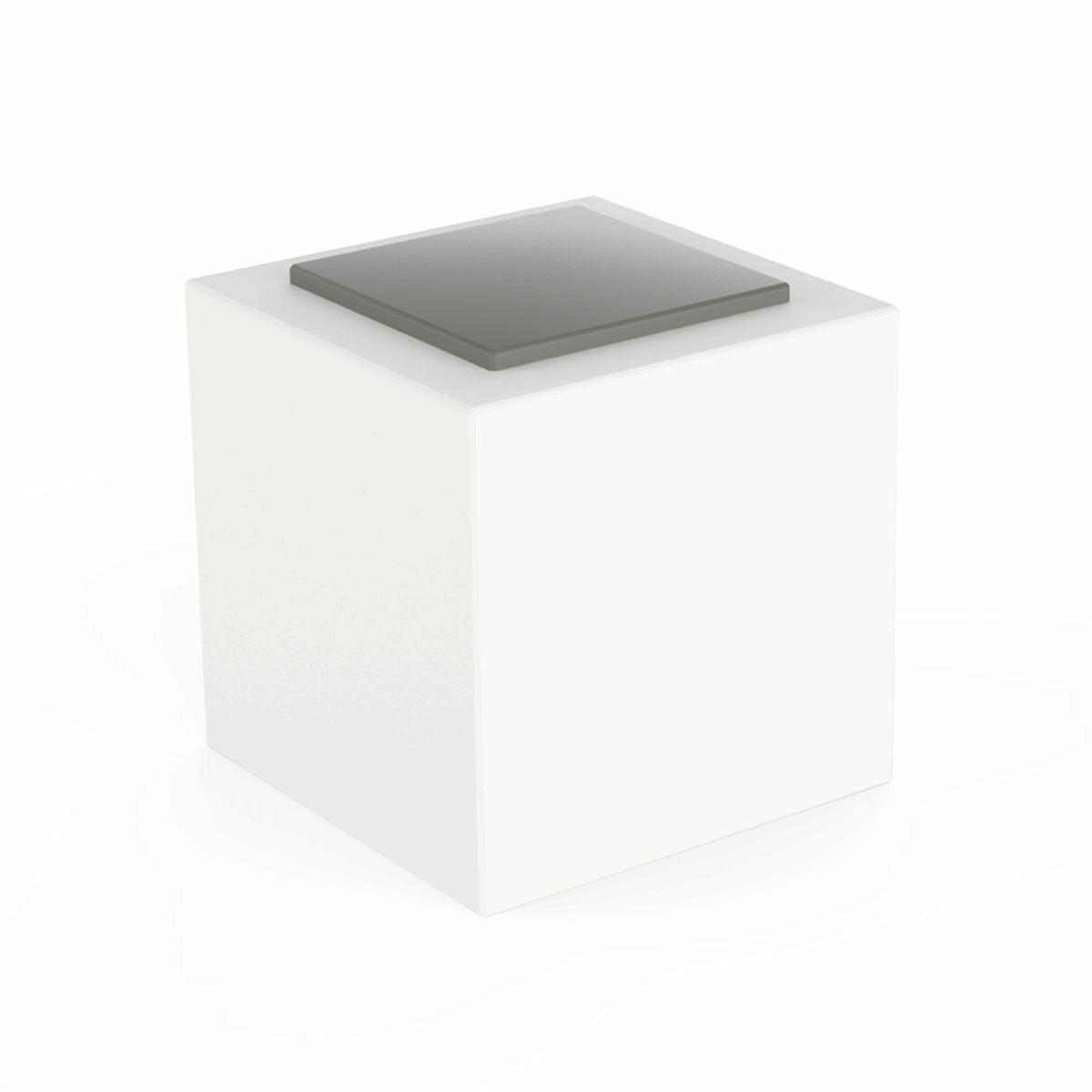 Arkema Iris SL garden light cube in LLDPE resin with photovoltaic panel