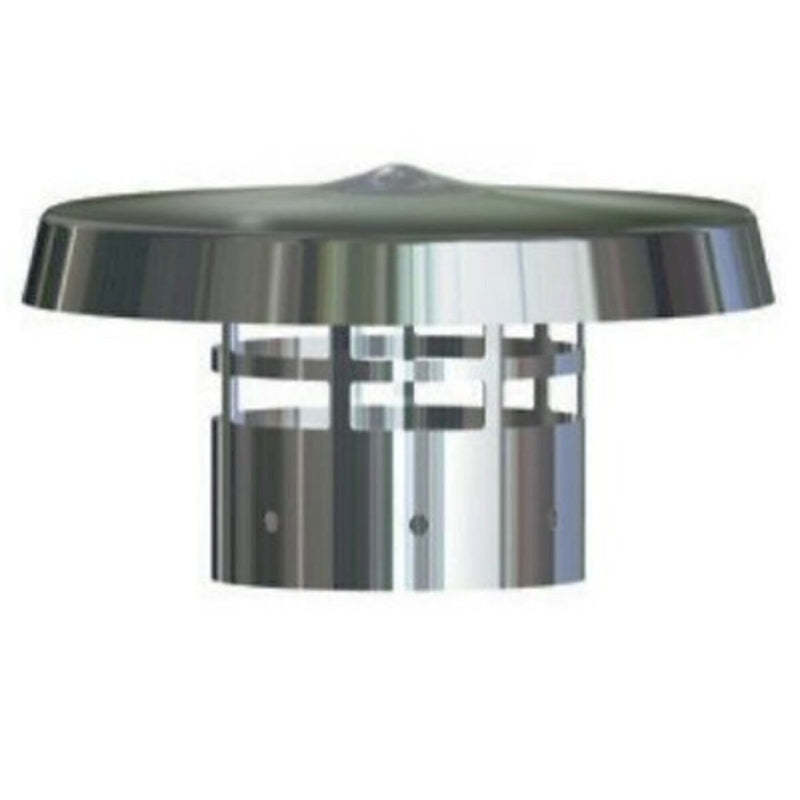 Chinese cap for condensing boiler fume exhaust diam. 80mm. stainless
