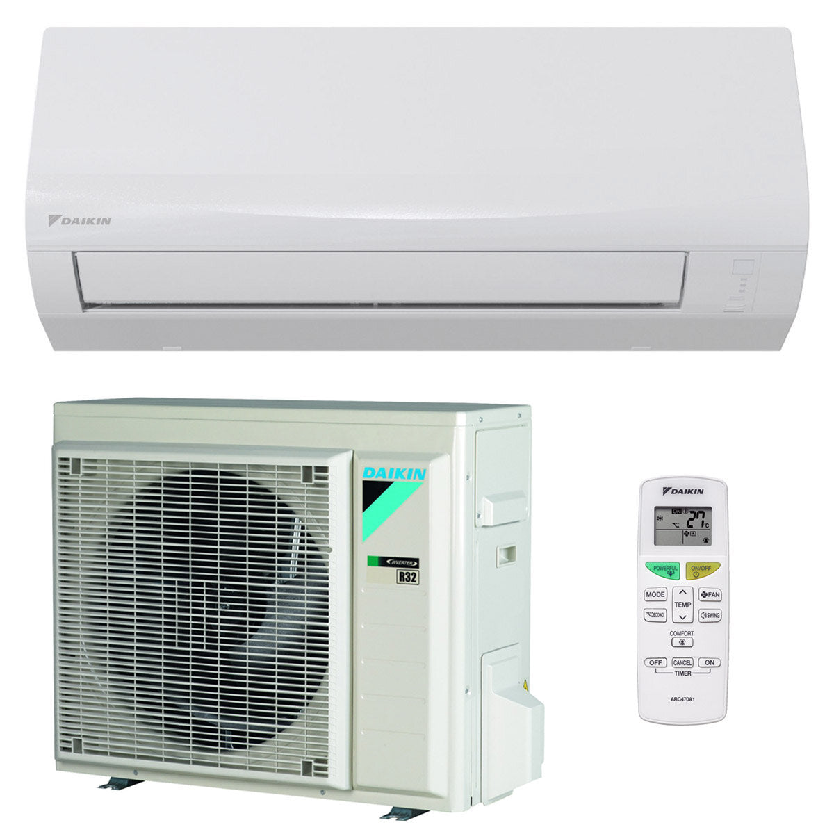 Daikin Sensira 7000 BTU R32 inverter air conditioner A++