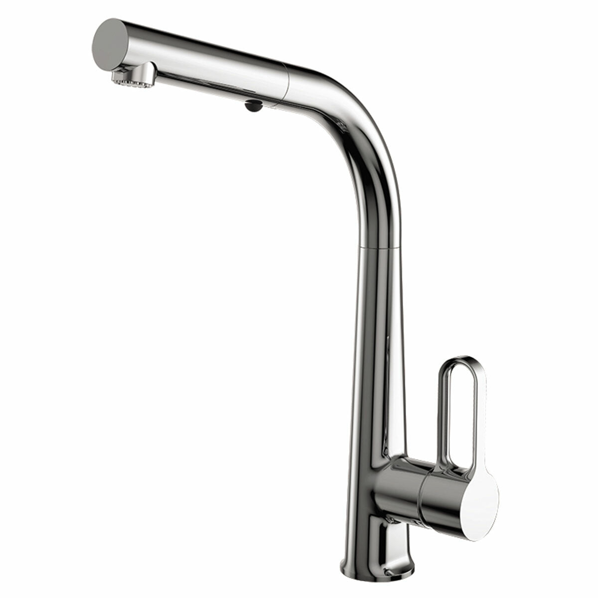 Fima Carlo Frattini Skinny Series Single-hole sink mixer with pull-out two-jet brass shower and water-saving cartridge