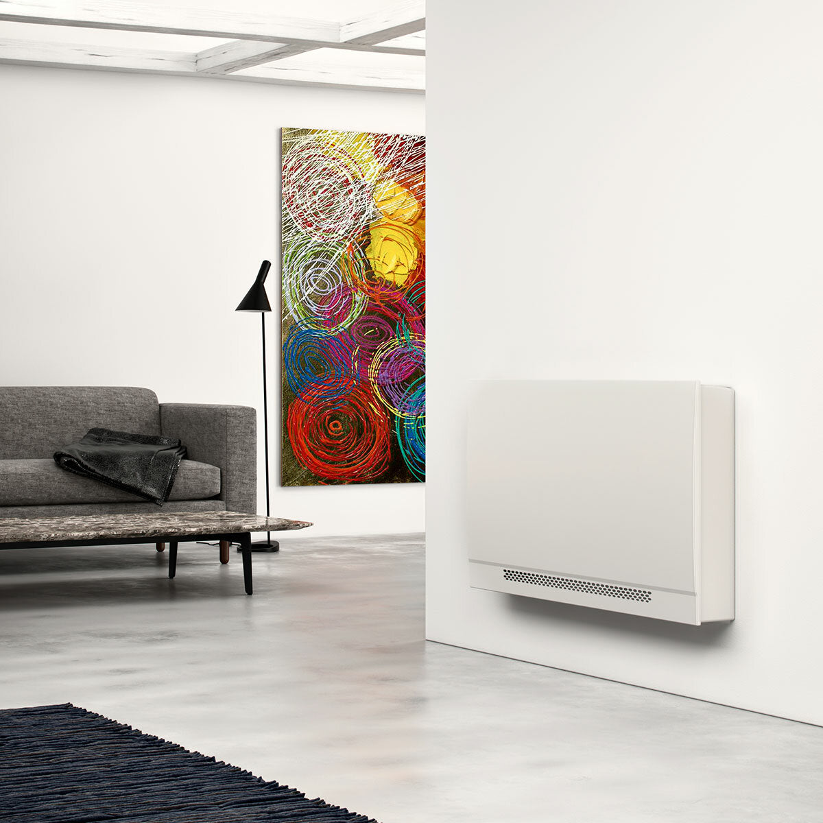 Sabiana Carisma Whisper fan coil CFF-ECM 30 kW 2.90 - 2.61 SLIM - CB-Touch EASY control