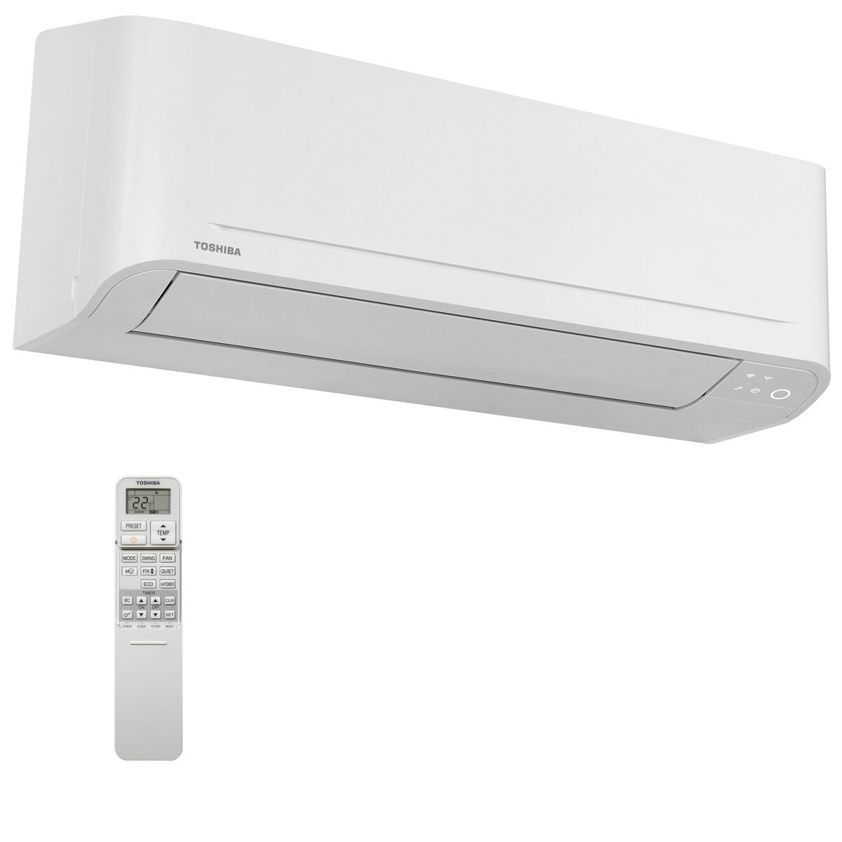 Climatiseur Toshiba Seiya Smart dual split 16000+16000 BTU inverseur A++ wifi unité extérieure 10 kW 