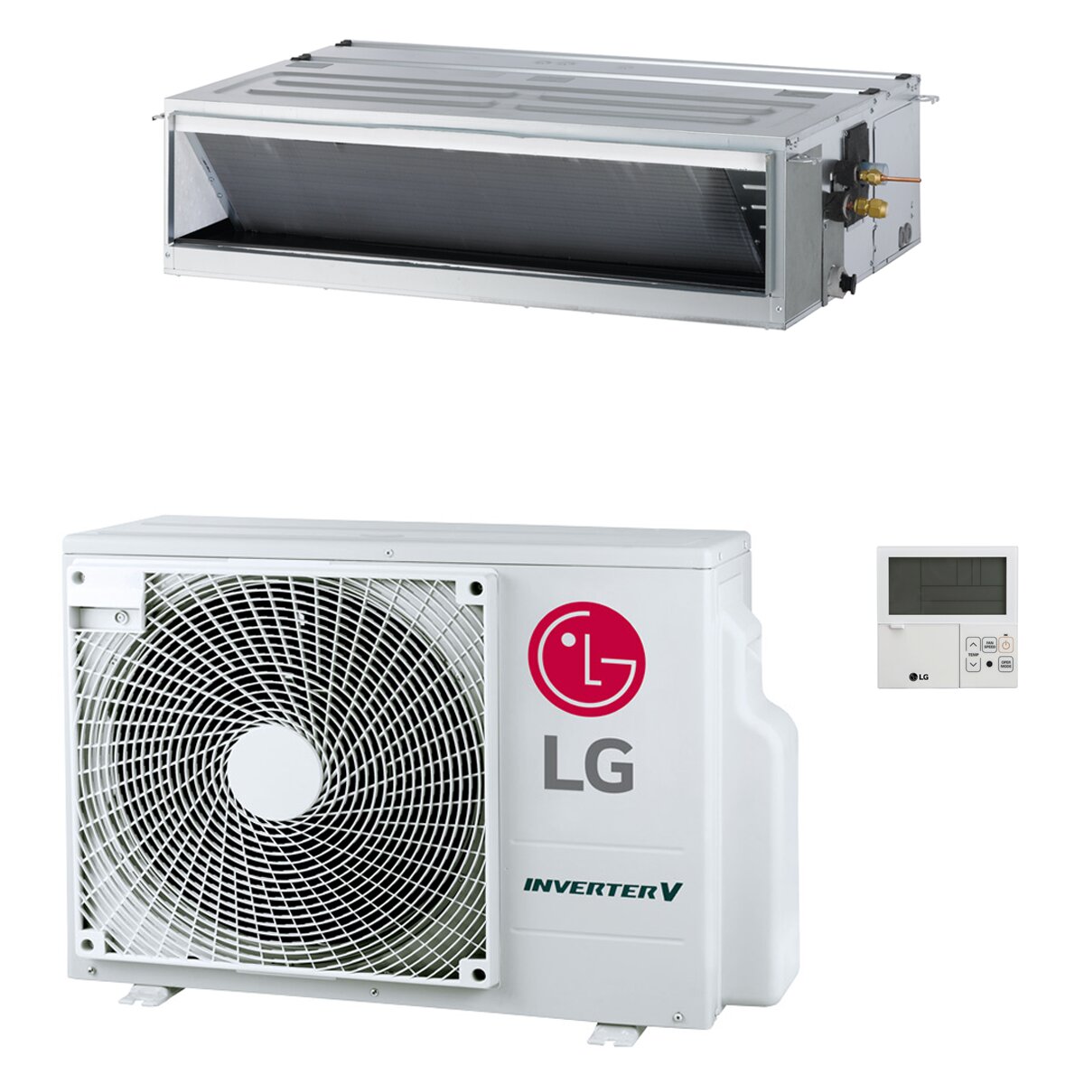 LG CM Compact 24000 BTU R32 A++/A Inverter Ducted Air Conditioner - HIGH PRESSURE