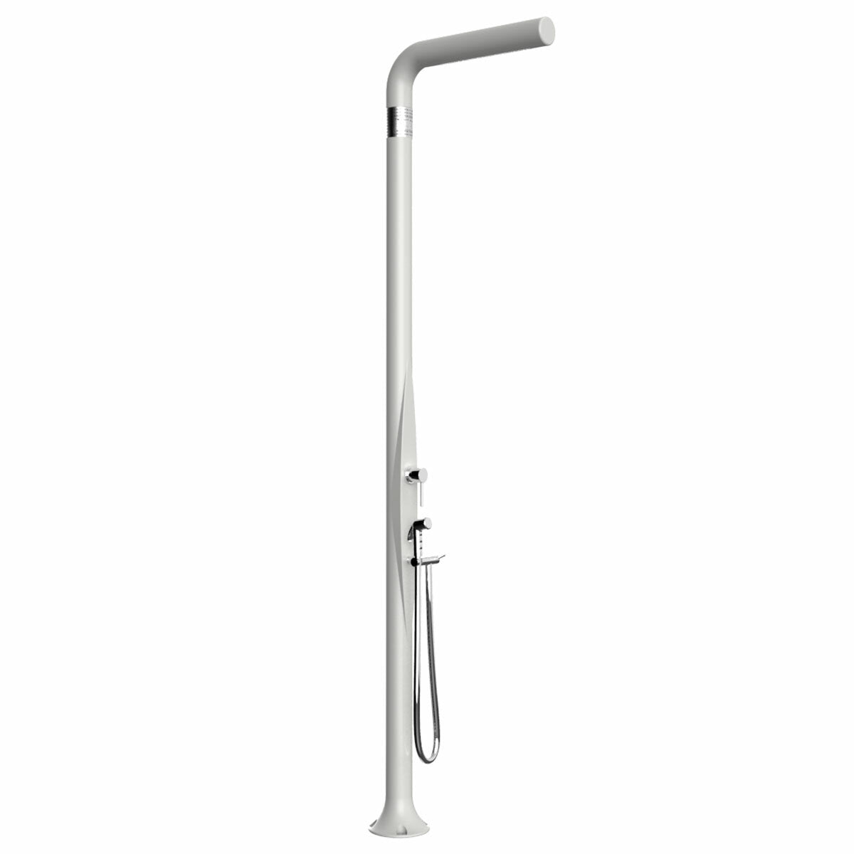 Arkema Funny Yang white garden shower with pull-out hand shower