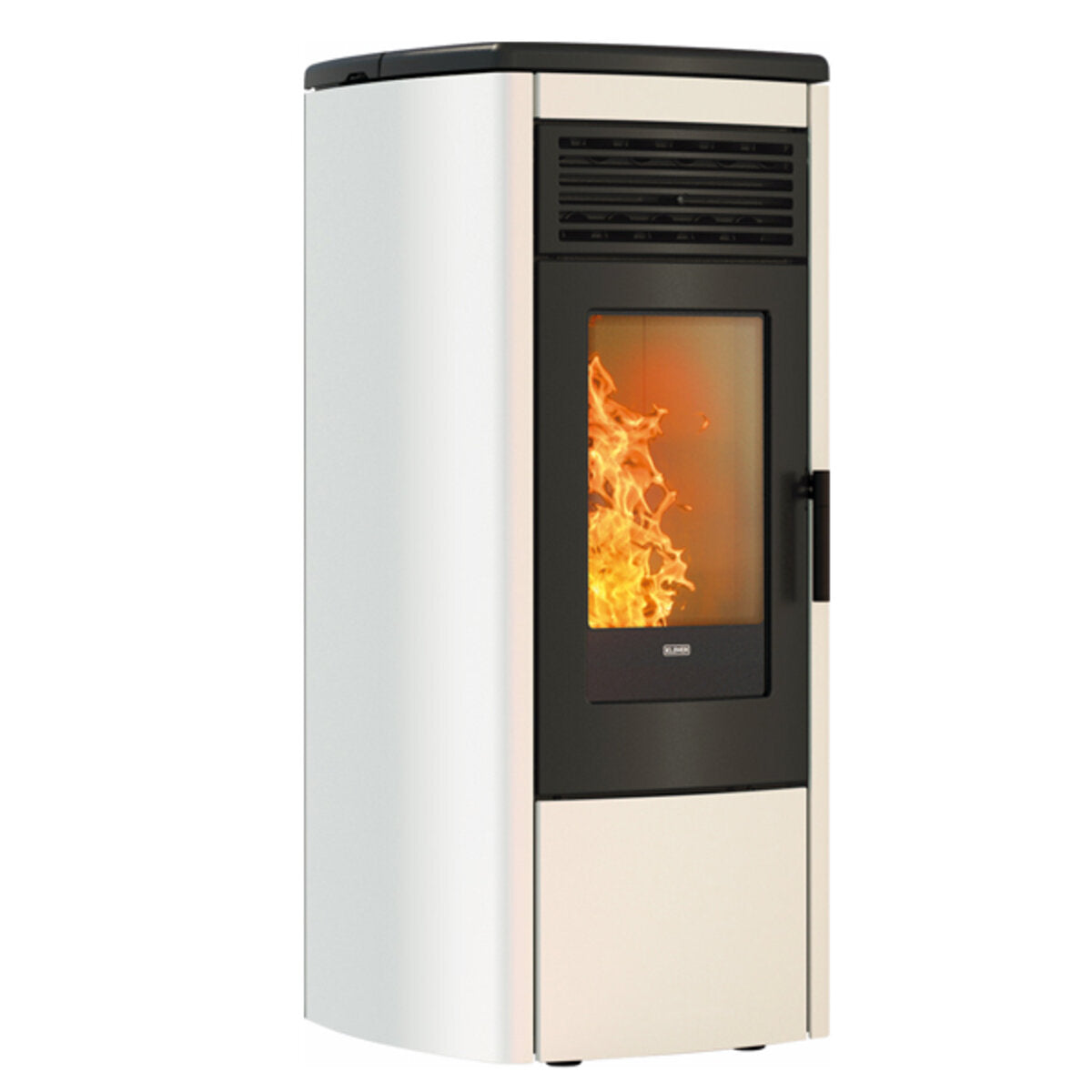 Klover Aura 120 multi air 11.1 kW pellet stove with canalized air