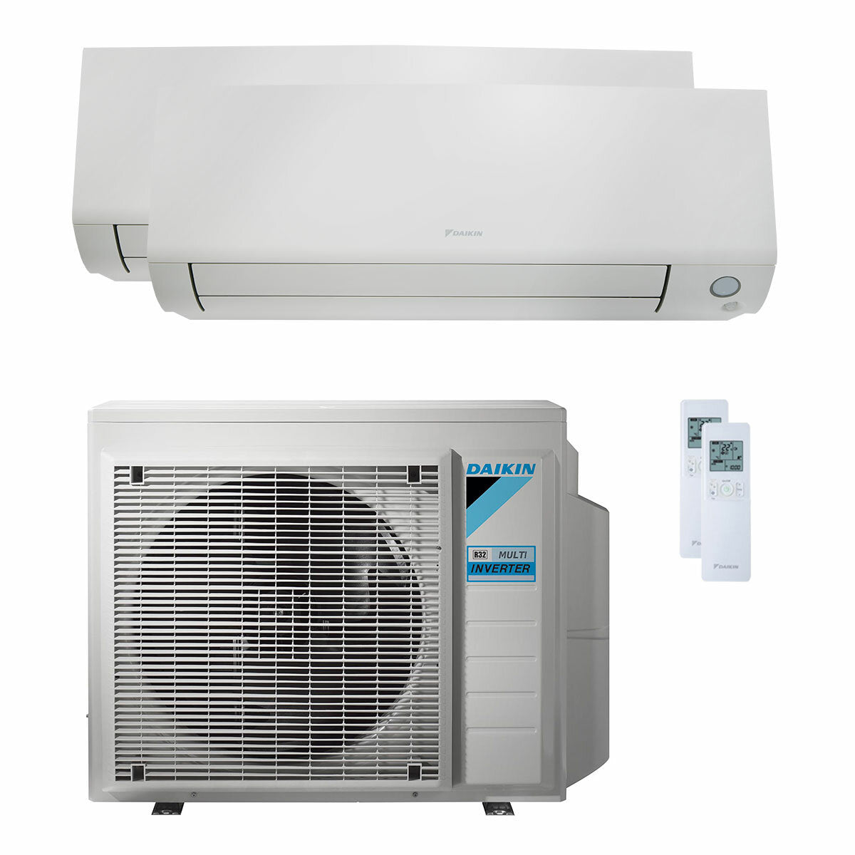 Daikin Perfera All Seasons Dual-Split-Klimaanlage 15000+15000 BTU Inverter A++ WLAN-Außeneinheit 7,8 kW 