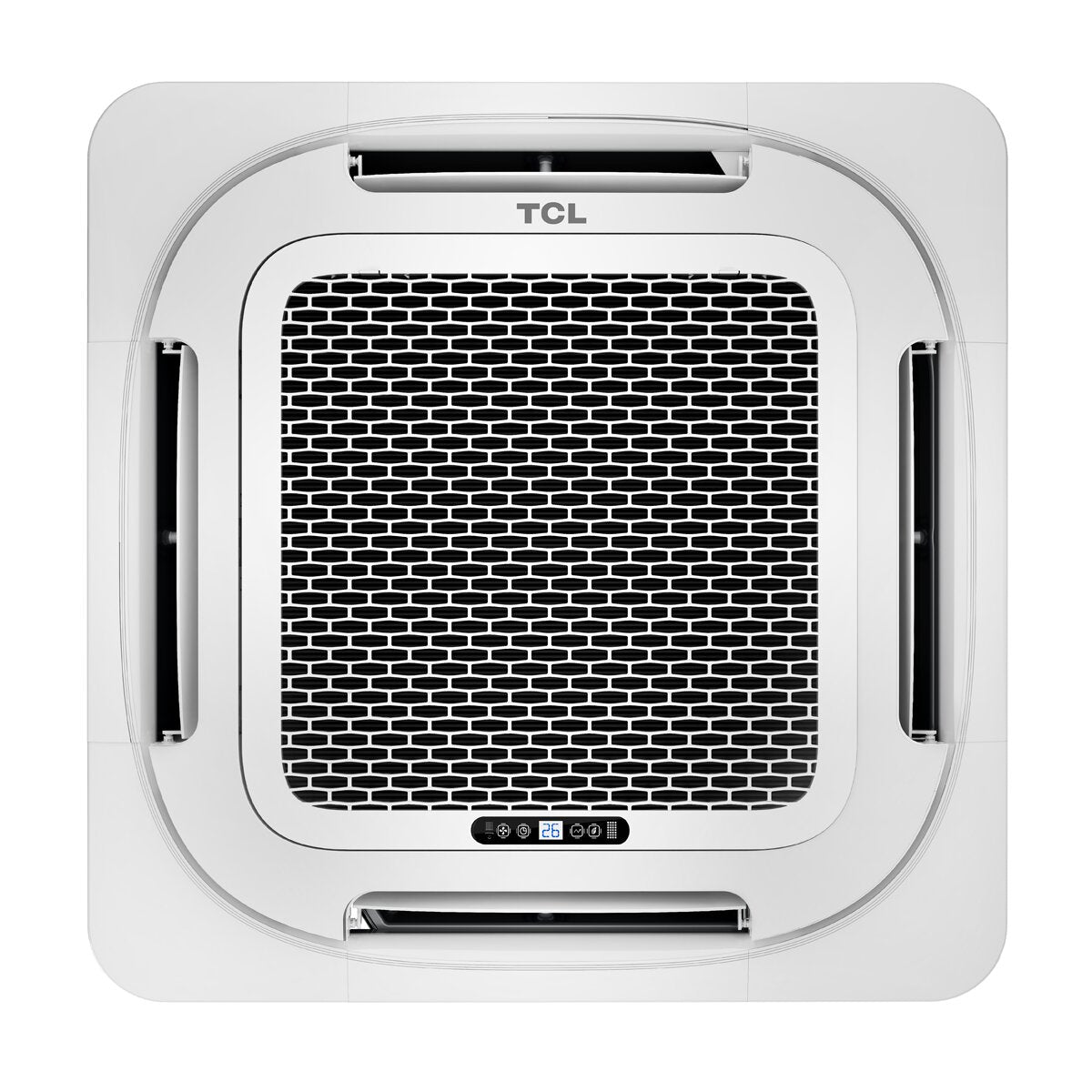 Climatiseur TCL Cassette 4 voies Série S double split 9000+12000 BTU Inverter A++ wifi unité externe 5,1 kW 